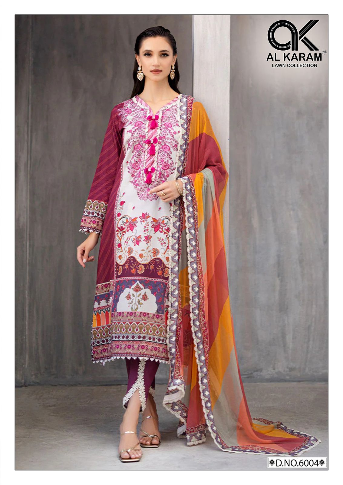 Florence Vol 6 By Al Karam Lawn Cotton Pakistani Readymade Suits Orders In India